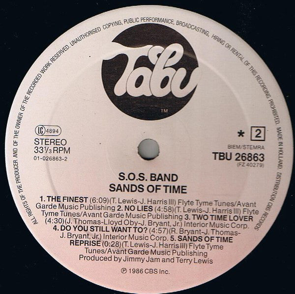 S.O.S. Band, The : Sands Of Time (LP,Album)
