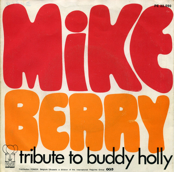 Mike Berry : Tribute To Buddy Holly (7",45 RPM,Single)