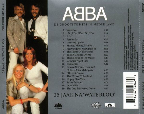 ABBA : 25 Jaar Na 'Waterloo' (De Grootste Hits In Nederland) (Compilation,Remastered)
