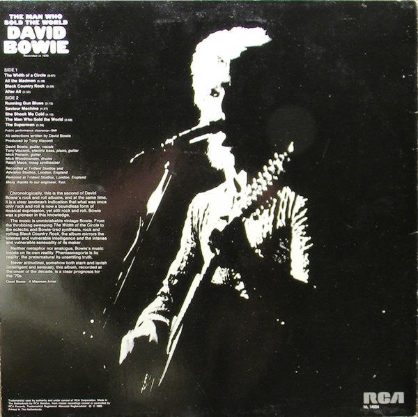 David Bowie : The Man Who Sold The World (LP,Album,Reissue,Stereo)
