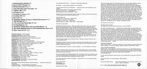 Professor Griff : Kao's II Wiz*7*Dome (Album)