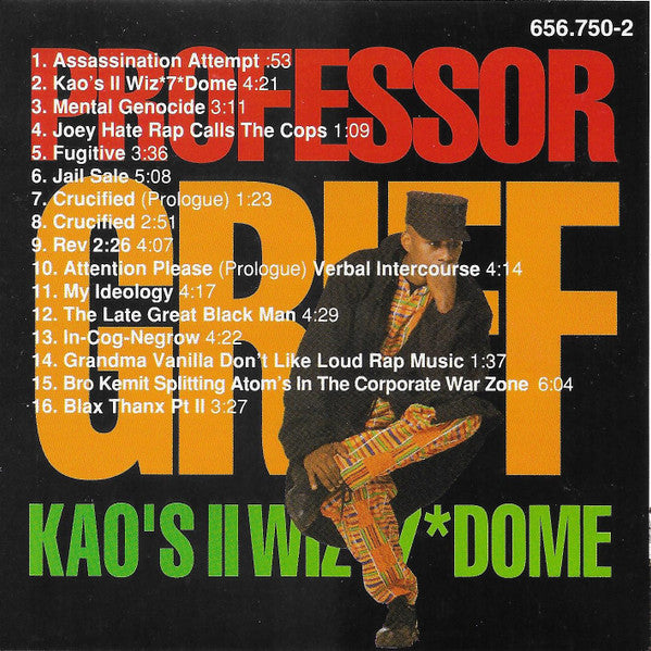 Professor Griff : Kao's II Wiz*7*Dome (Album)