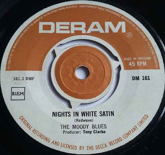 Moody Blues, The : Nights In White Satin / Cities (7",45 RPM,Single,Limited Edition)