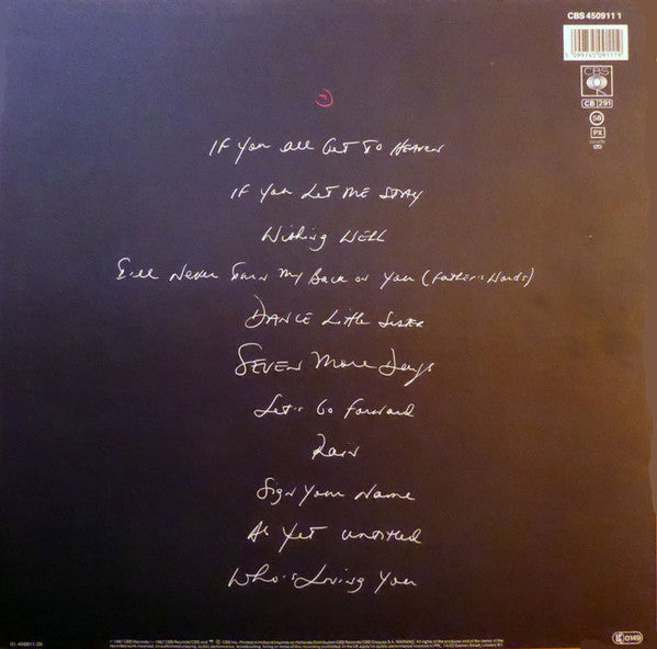 Terence Trent D'Arby : Introducing The Hardline According To Terence Trent D'Arby (LP,Album,Stereo)