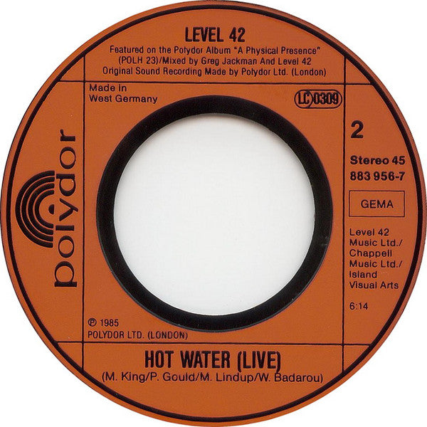 Level 42 : Lessons In Love (7",45 RPM,Single,Stereo)