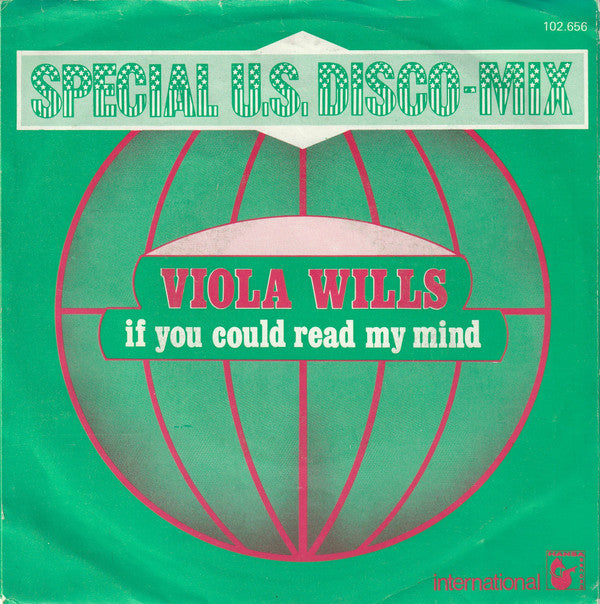 Viola Wills : If You Could Read My Mind (Special U.S. Disco-Mix) (7",45 RPM,Single,Stereo)