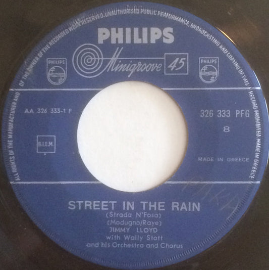 Jimmy Lloyd : Street In The Rain (7",45 RPM,Single)