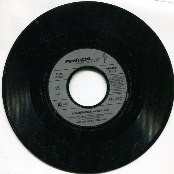 Gary Clail & On-U Sound System : Human Nature (7",45 RPM,Single)