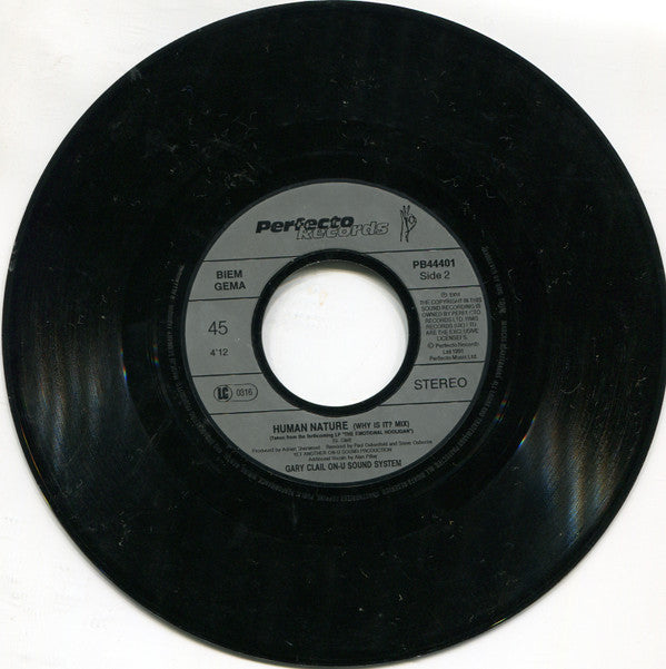 Gary Clail & On-U Sound System : Human Nature (7",45 RPM,Single)