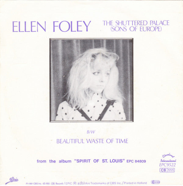 Ellen Foley : The Shuttered Palace (Sons Of Europe) (7",45 RPM,Single)