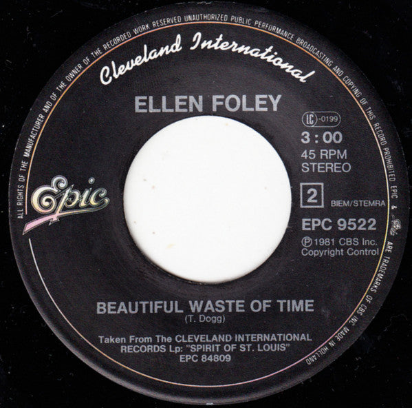 Ellen Foley : The Shuttered Palace (Sons Of Europe) (7",45 RPM,Single)