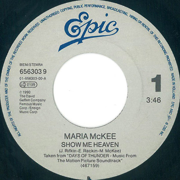 Maria McKee : Show Me Heaven (7",45 RPM,Single)