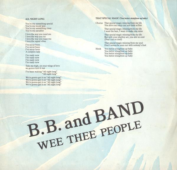B.B. & Band : Wee Thee People (LP,Album)