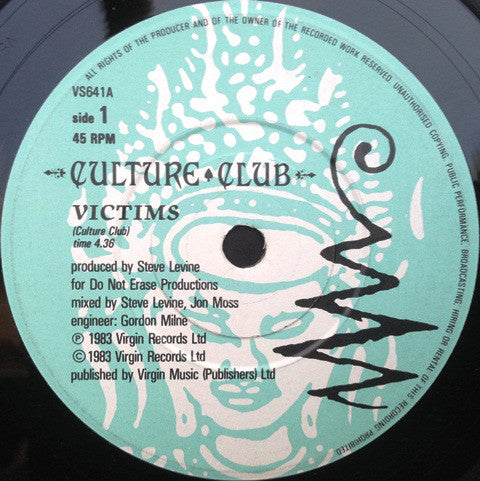 Culture Club : Victims (7",45 RPM,Single)