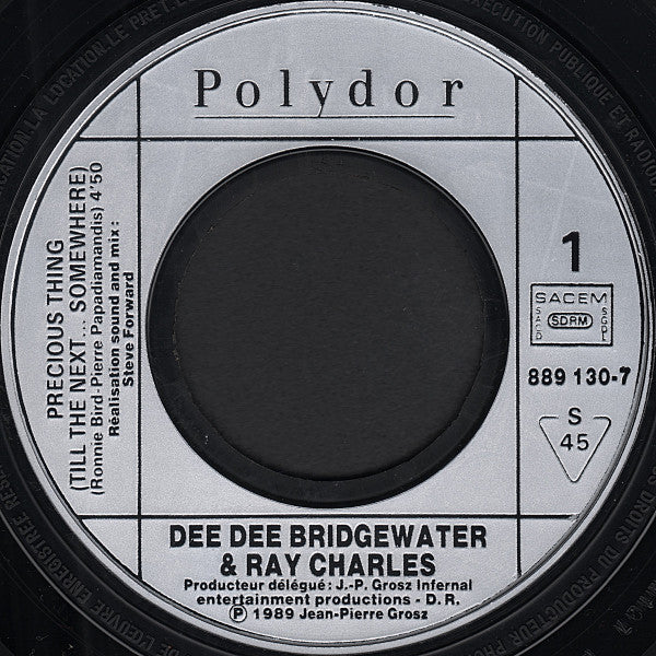Ray Charles & Dee Dee Bridgewater : Precious Thing (7",45 RPM,Single,Stereo)
