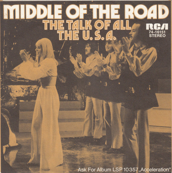Middle Of The Road : Samson And Delilah / The Talk Of All The U.S.A. (7",45 RPM,Single,Stereo)