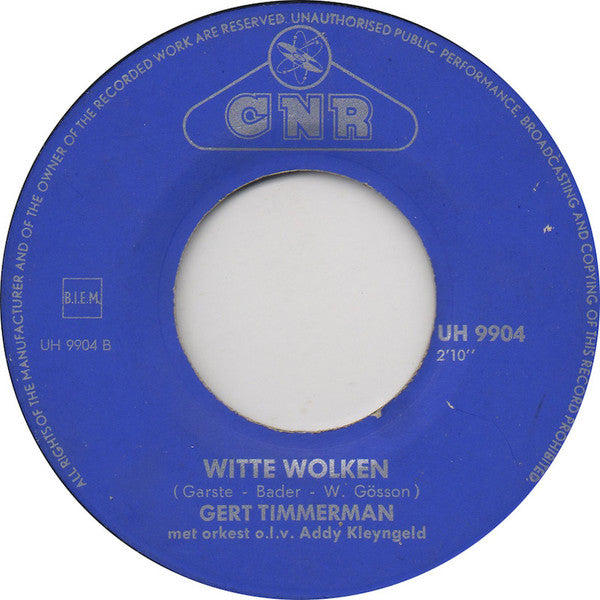 Gert Timmerman : Ik Ben Zo Eenzaam Zonder Jou (7",45 RPM,Single)