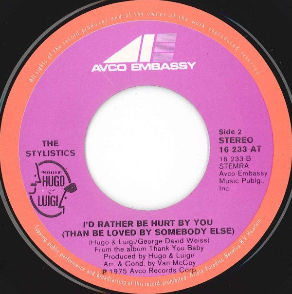 Stylistics, The : Can't Give You Anything (But My Love) (7",Stereo)