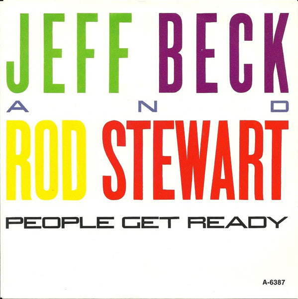 Jeff Beck And Rod Stewart : People Get Ready (7",45 RPM,Single,Stereo)