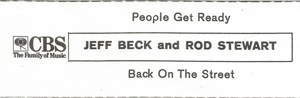 Jeff Beck And Rod Stewart : People Get Ready (7",45 RPM,Single,Stereo)