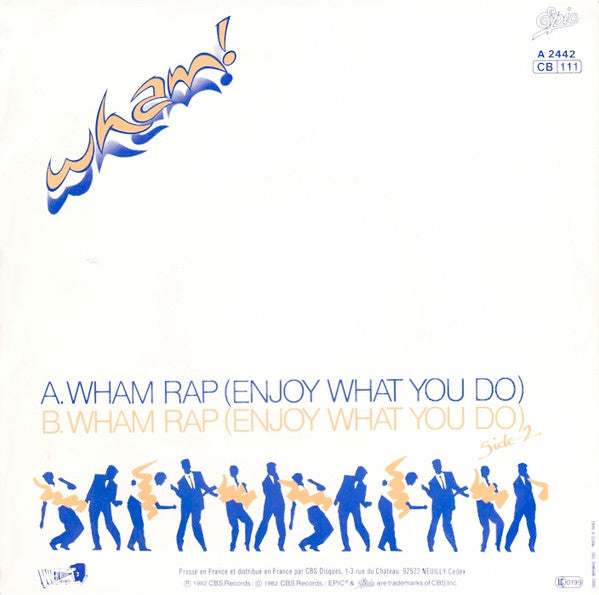 Wham! : Wham Rap! (7",45 RPM,Single)