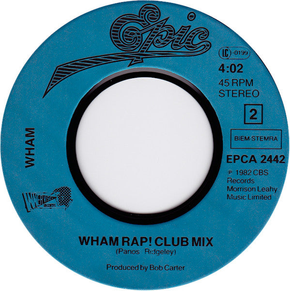 Wham! : Wham Rap! (7",45 RPM,Single)