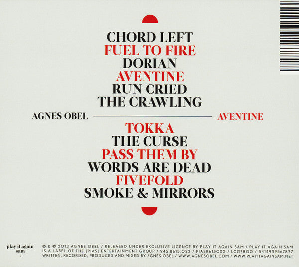 Agnes Obel : Aventine (Album,Reissue)
