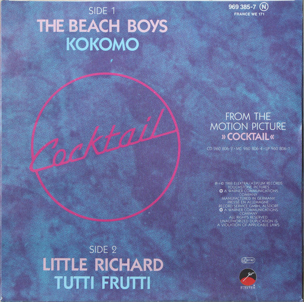 Beach Boys, The : Kokomo (7",45 RPM,Single,Stereo)