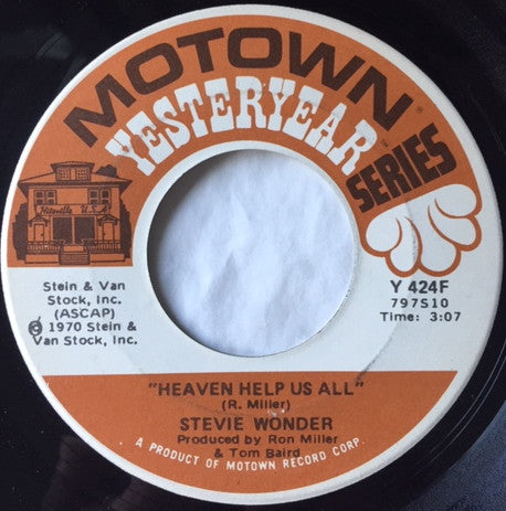 Stevie Wonder : Signed, Sealed, Delivered / Heaven Help Us All (7",45 RPM,Single)