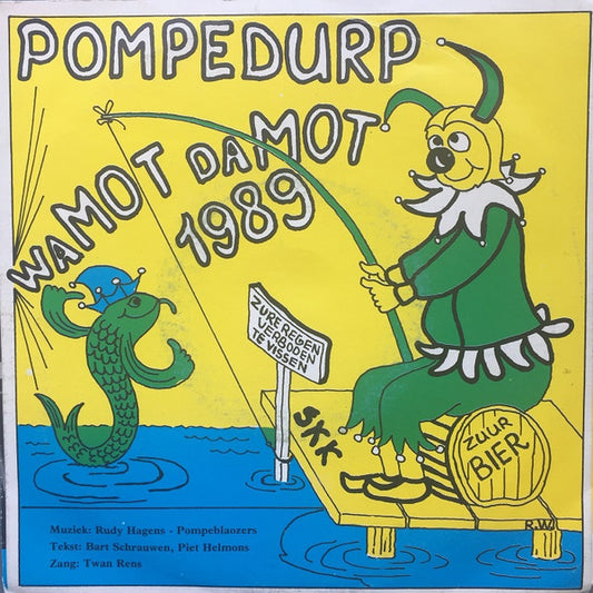 Stichting Kruislands Karnaval met zang Twan Rens en Orkest De Pompeblaozers / De Stad'uismèrels / De Tappertjes : Wa Mot, Da Mot / Gèèf Uit De Verruf Gekomme! / 'T Gèèfste Plekske Aon De Vliet (7",Single,Stereo)