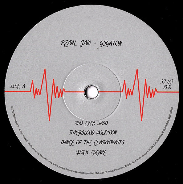 Pearl Jam : Gigaton (LP)