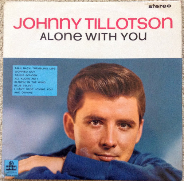 Johnny Tillotson : Alone With You (LP)