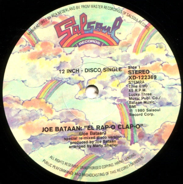 Joe Bataan : El Rap-O Clap-O (Special Re-Mixed Disco Version) (12",Single,45 RPM)