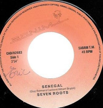 Seven Roots : Senegal (7",Single)