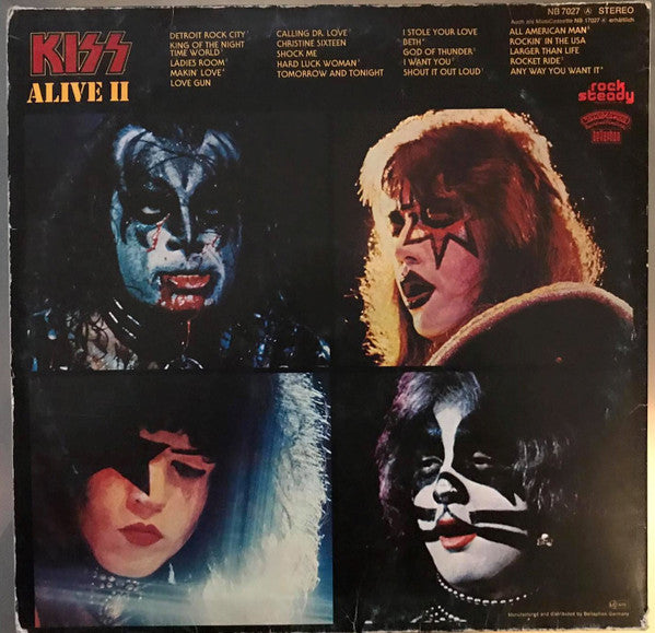 Kiss : Alive II (LP,Album,Reissue,Stereo)