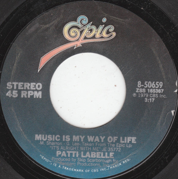 Patti LaBelle : It's Alright With Me / Music Is My Way Of Life (7")