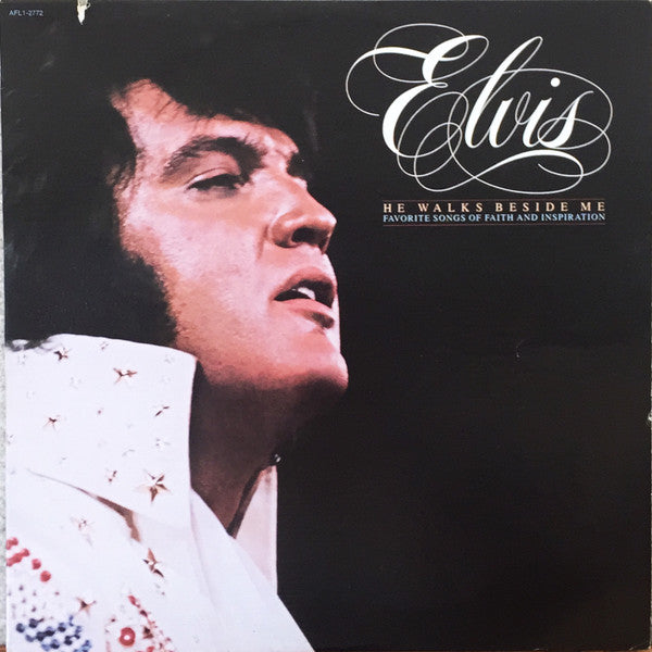 Elvis Presley : He Walks Beside Me, Favorite Songs Of Faith And Inspiration (LP,Compilation,Reissue,Stereo)