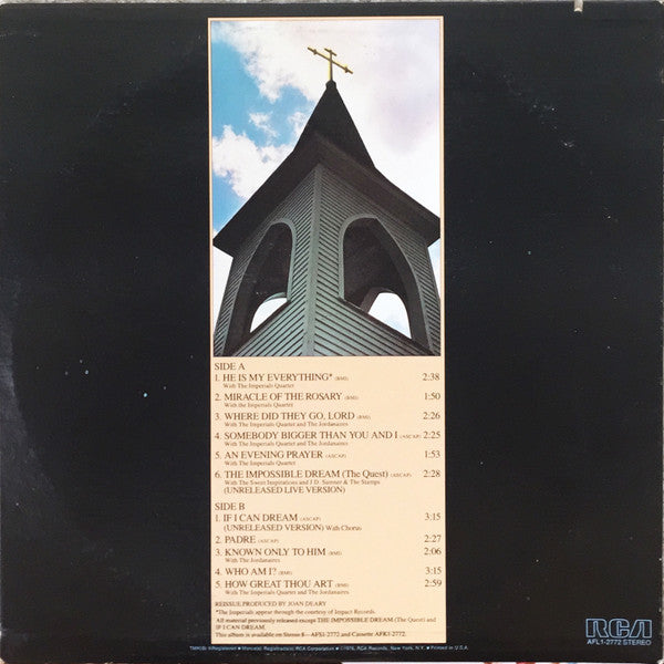 Elvis Presley : He Walks Beside Me, Favorite Songs Of Faith And Inspiration (LP,Compilation,Reissue,Stereo)