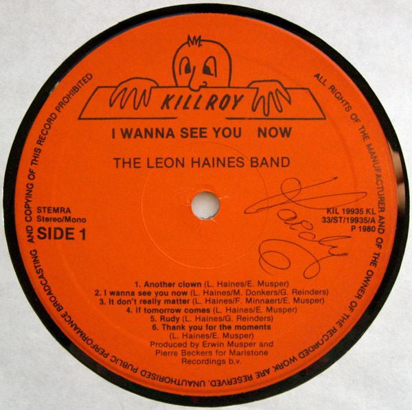 Leon Haines Band, The : I Wanna See You Now... (LP,Album)