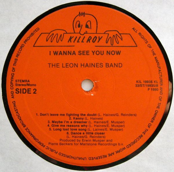 Leon Haines Band, The : I Wanna See You Now... (LP,Album)