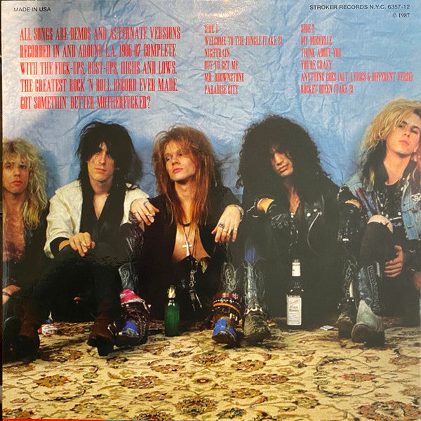 Guns N' Roses : Appetite For Destruction Alternative Album (LP,Unofficial Release)