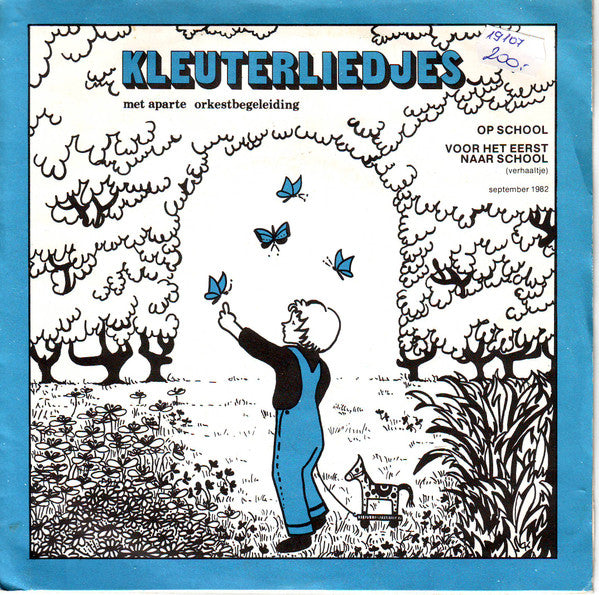 Rita Hendriks, Elly Verbiest, Hans Peters Jr., Kinderkoor Lidy Peters : Op School / Voor Het Eerst Naar School (7",45 RPM,Single)