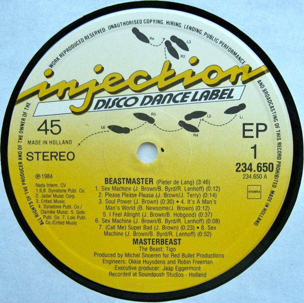 Masterbeast : Beastmaster (12",Maxi-Single,45 RPM,EP)