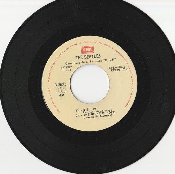 Beatles, The : Help! (7",45 RPM,EP)
