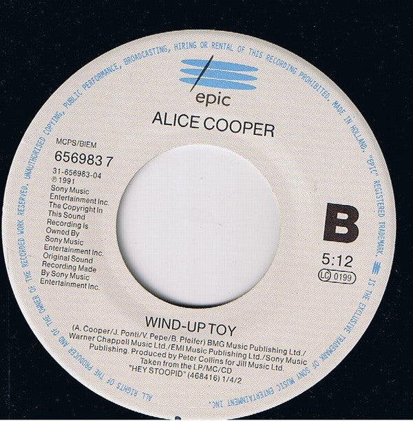 Alice Cooper (2) : Hey Stoopid (7",45 RPM,Single)