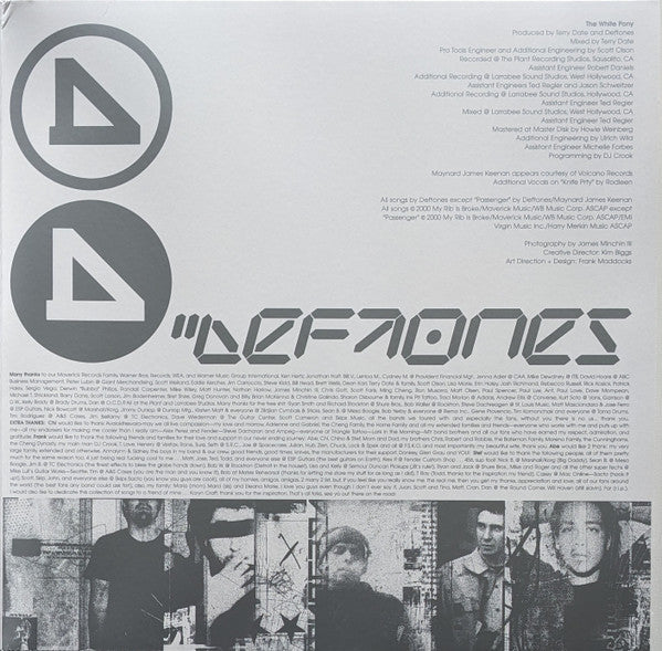 Deftones : White Pony (LP,Album,Reissue)