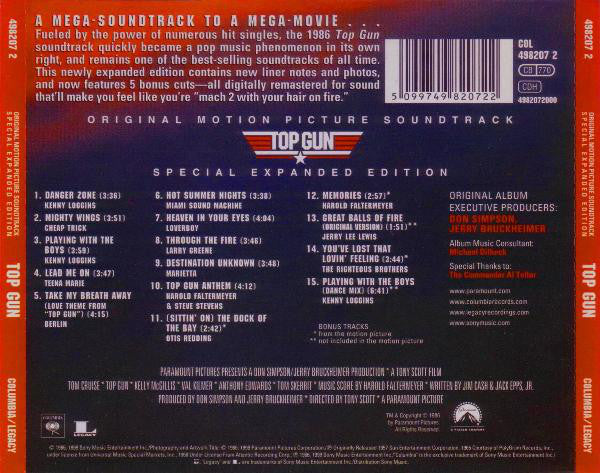 Various : Top Gun - Original Motion Picture Soundtrack (Special Expanded Edition) (Album,Reissue,Special Edition)