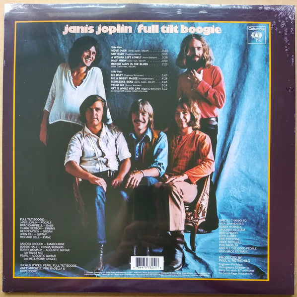 Janis Joplin : Pearl (LP, Album, RE)