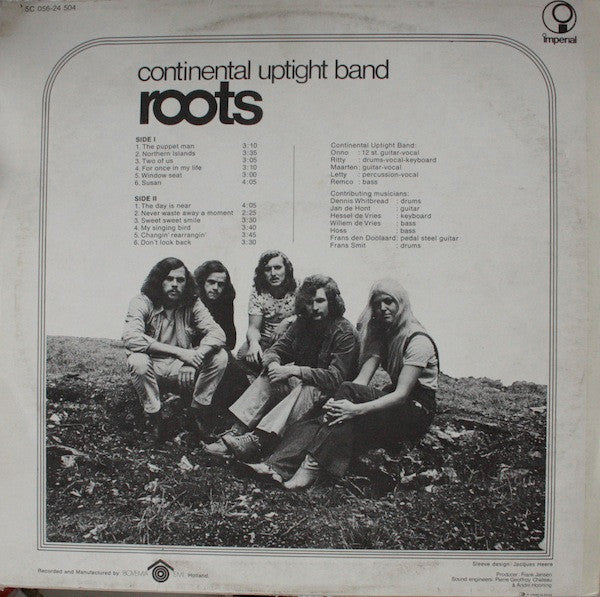Continental Uptight Band, The : Roots (LP,Album)