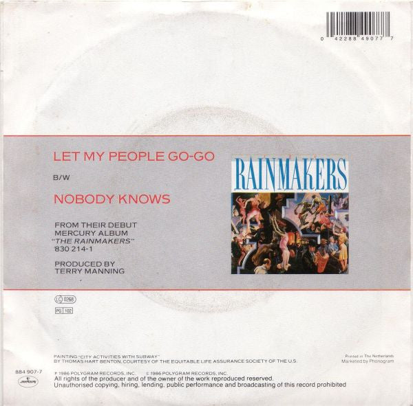 Rainmakers (2), The : Let My People Go-Go (7",45 RPM,Single)